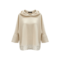 《予約販売》STUNNING different material hood tee