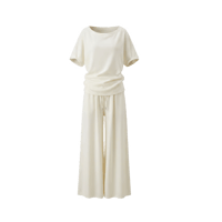《予約販売》Asymmetrical Drape Pants Setup