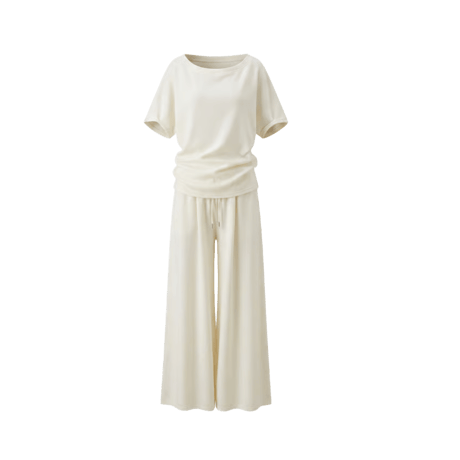 《予約販売》Asymmetrical Drape Pants Setup