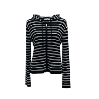 《予約販売》Striped Zip-Up Hoodie
