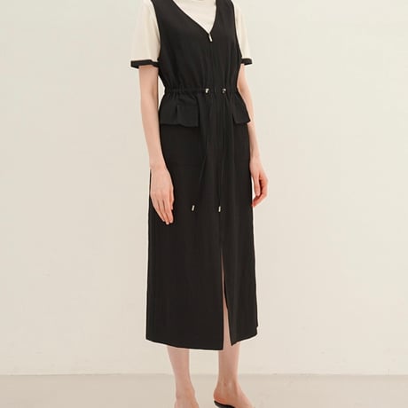 《即日発送》2way vest one-piece