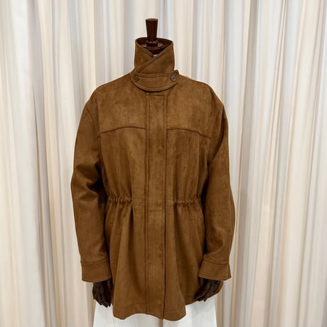 《予約販売》Shirring Suede Jacket