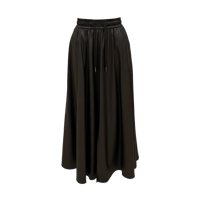 《予約販売》Front Slit String Leather Skirt
