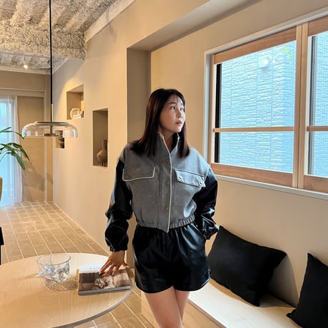 《即日発送📦》Vegan  leather shorts