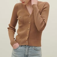 《即日発送📦》Rib knit cardigan