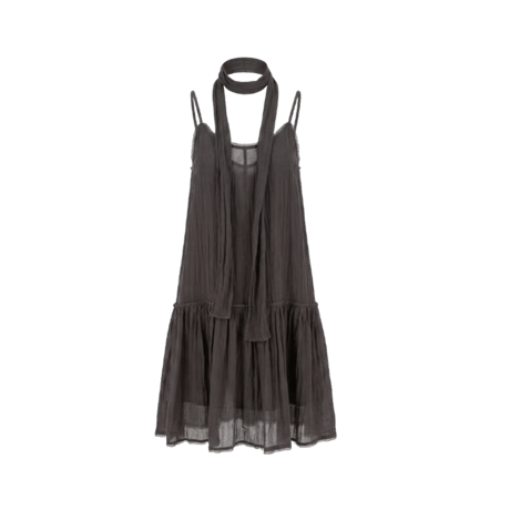 《即日発送📦》Sheer Scarf Dress