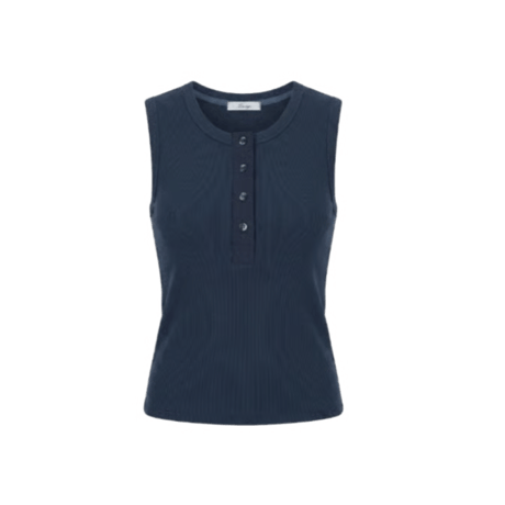 《予約販売》Button Rib Tank Top