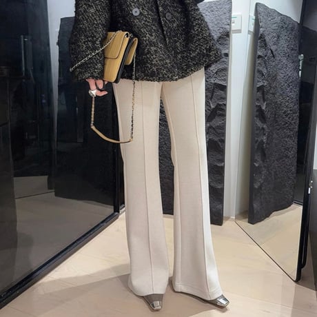 《予約販売》STUNNING wool flare pants