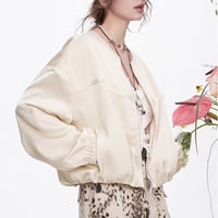 予約販売》人気アイテム新色登場✨STUNNING satin blouson | MAYLILY