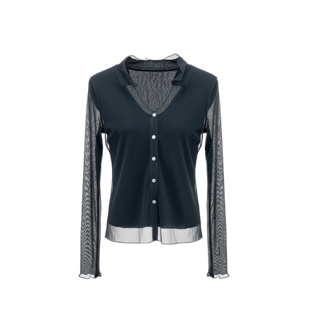 《予約販売》Layered collared T-shirt
