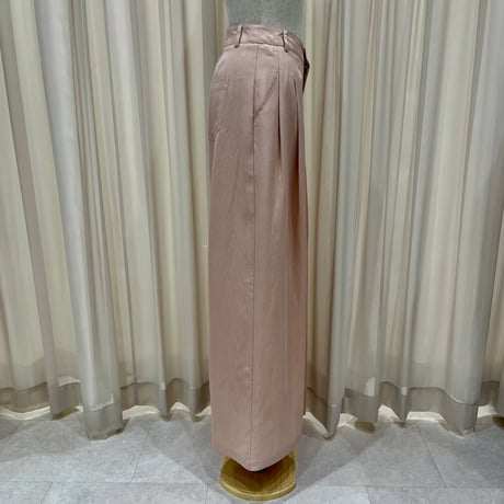 《予約販売》STUNNING color wide pin tuck pants