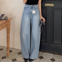 《即日発送📦》新色入荷👖Curve wide denim pants