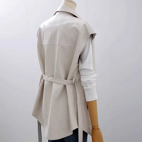 《即日発送》Leather vest