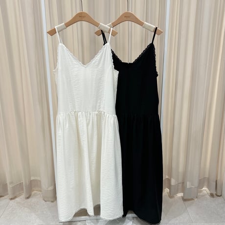 《予約販売》V-Neck Lace Cami Dress