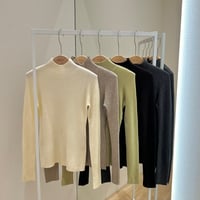 《予約販売》Rib Wool Turtleneck