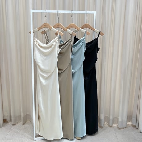 《予約販売》Cowl Slip Dress