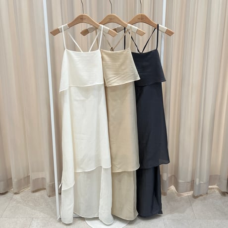 《予約販売》Sheer Tie Dress
