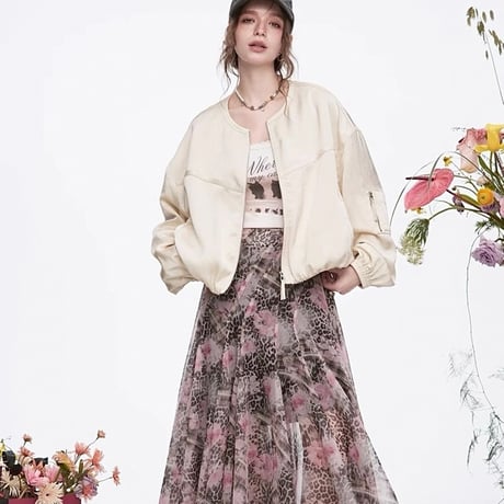 《予約販売》大好評ブルゾン✨STUNNING satin blouson