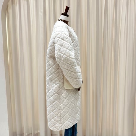 《予約販売》Long shearling coat