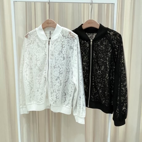 《即日販売》再入荷🖤Lace organdy blouson