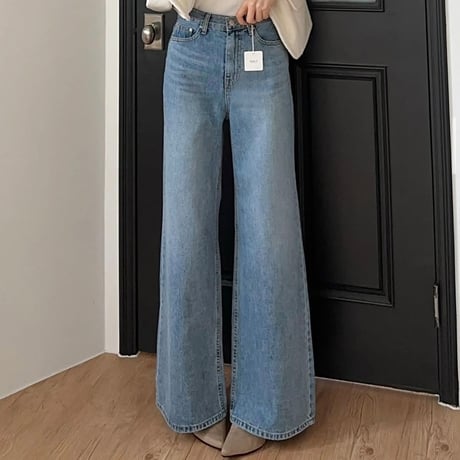 《予約販売》Teen boots~cut wide pants