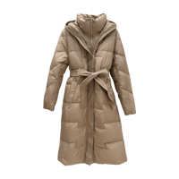 《今なら‼️即日発送📦》再入荷✨Wzip trench long padding coat(Duck Down)