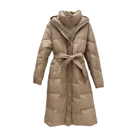 《今なら‼️即日発送📦》再入荷✨Wzip trench long padding coat(Duck Down)