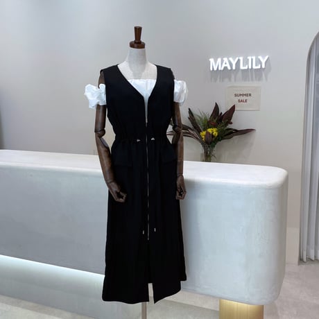 《即日発送》2way vest one-piece