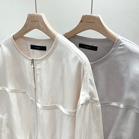 《予約販売》大好評ブルゾン✨STUNNING satin blouson