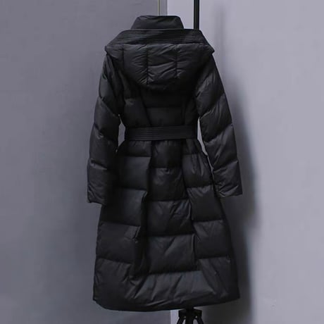 《今なら‼️即日発送📦》再入荷✨Wzip trench long padding coat(Duck Down)