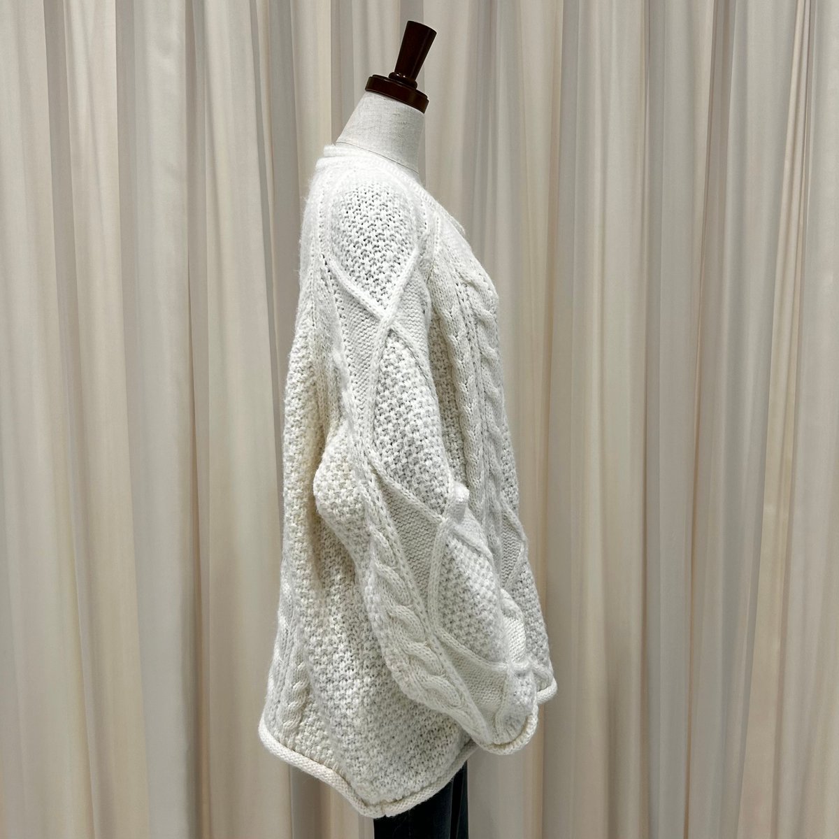 当日発送AM1433 Fluffy loose knit セール】2WAY LOOSE KNIT TOP