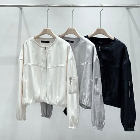 《予約販売》大好評ブルゾン✨STUNNING satin blouson