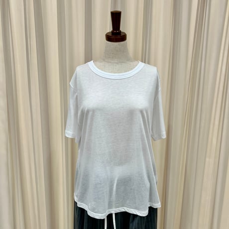 《即日発送📦》Double neck round t-shirt