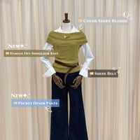 《予約販売》Damian Off-Shoulder Knit