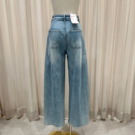 《予約販売》再入荷💕Wide-Leg Seam Jeans
