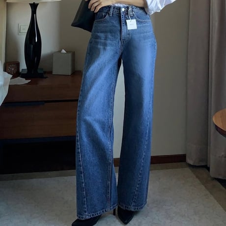 《即日発送📦》新色入荷👖Curve wide denim pants