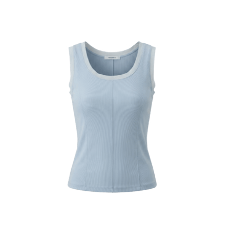 《予約販売》Sheer Ruffle Tank Top