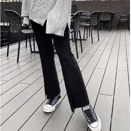 《予約販売》STUNNING Slit  pants