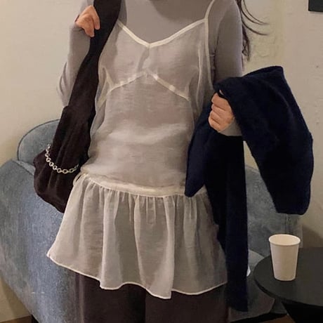 《即日発送📦》Sheer bustier