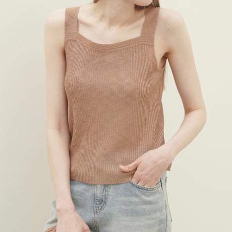 《即日発送📦》See-through Knit Sleeveless