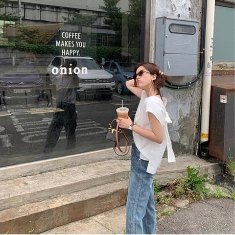 《即日発送》数量限定販売🇰🇷Which ribbon blouse