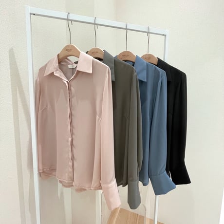 《即日発送》Sheer color blouse