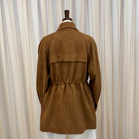 《予約販売》Shirring Suede Jacket