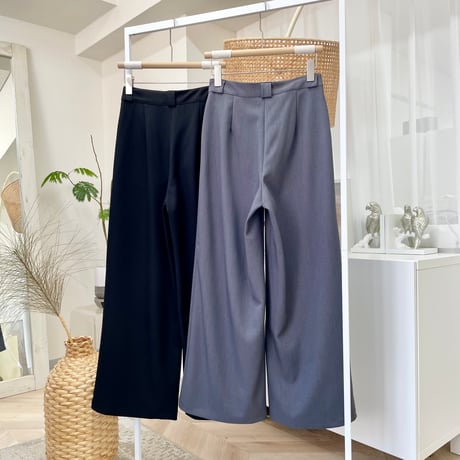 《即日発送📦》再入荷❣️Wide-leg slacks pants
