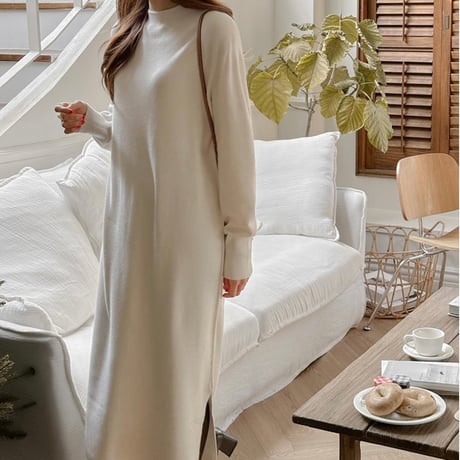 《予約販売》Knit vest & knit one-piece set