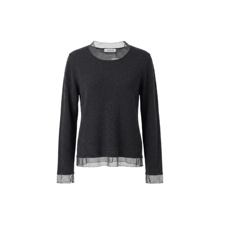 《予約販売》 Mesh Colorblock Knit