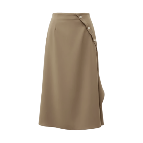 《即日発送📦》Asymmetrical cut button skirt