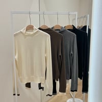 《予約販売》Polo Collar Color Block Knit