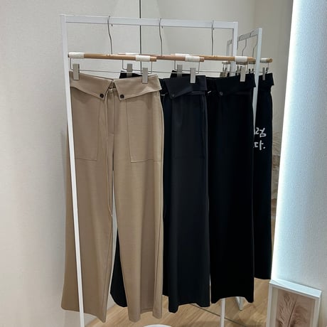 《予約販売》再入荷✨Wool Fold-Over Pants