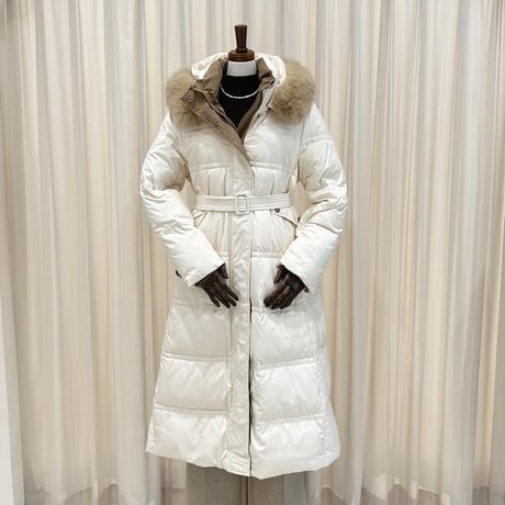 《即日発送📦》数量限定❣️Waist-Belt Long Padding Coat